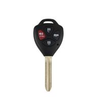 Remote Key Shell 4 Button (Mit Red Dot haben Concave Position mit Aufkleber) für Toyota 5pcs /lot