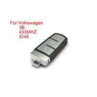 Smart Remote Key 3 Buttons 433MHZ.ID48 für Volkswagen Magotan CC (After market)