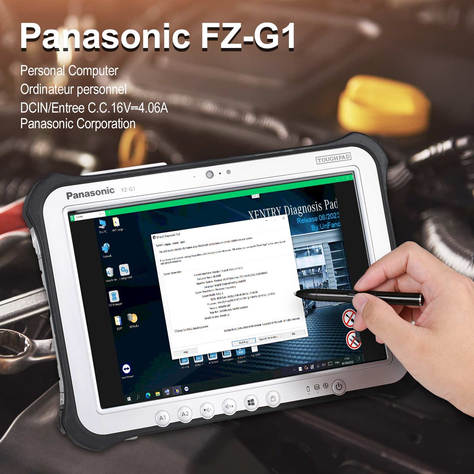 2025 Super MB Pro M6+ PRO Full Version BENZ & BMW 2 in 1 With Software Plus Panasonic FZ-G1 I5 Tablet Ready to Use