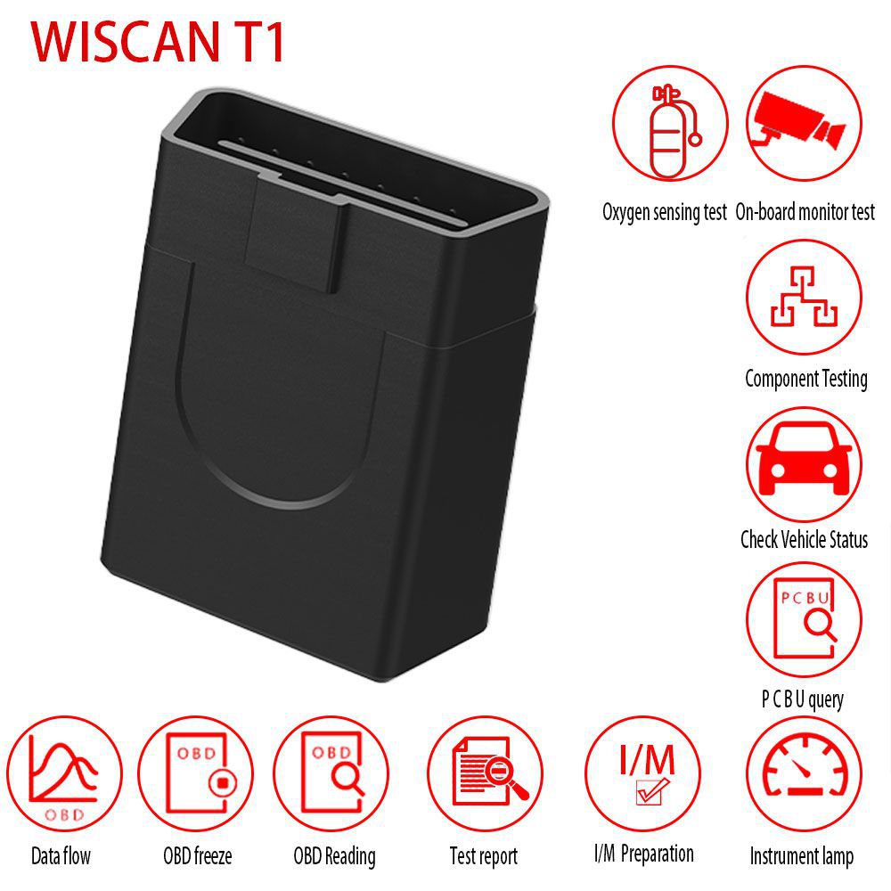 Tabscan T1 Bluetooth OBDII Scan Tool für Android Portable Smart Diagnostic Box