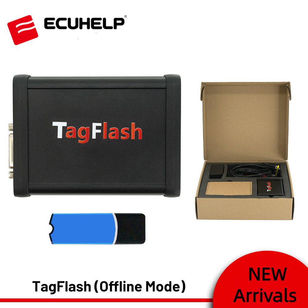 Neueste TagFlash ECU Programmierer Unterstützung OBD/BENCH/BOOT/BDM/JTAG Modus Voll Lesen TCU Für Auto LKW Motorrad Chip Tuning Tool