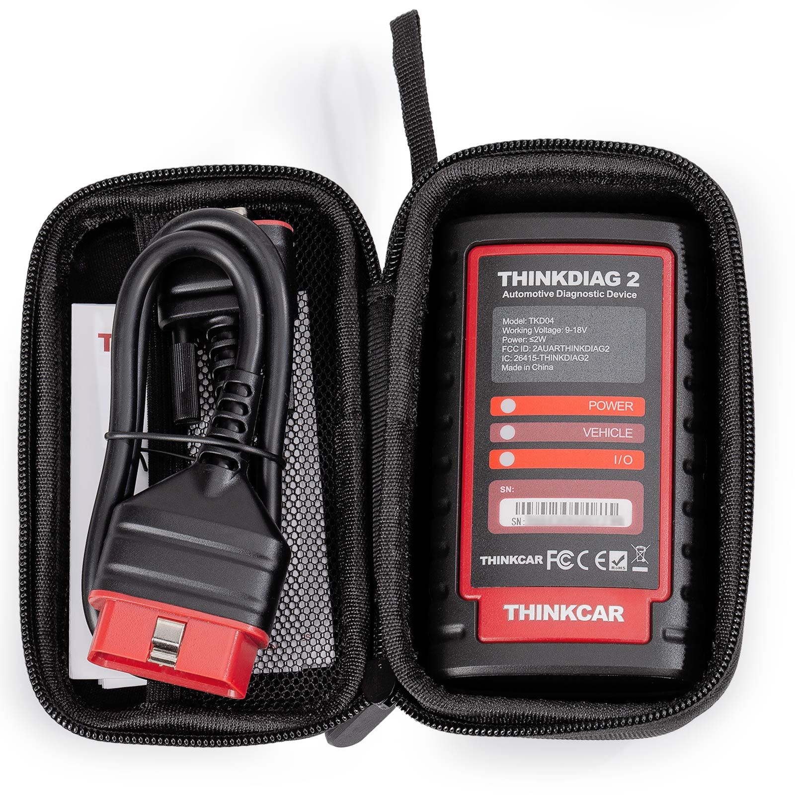 2025 THINKCAR Thinkdiag2 All System Bidirectional Diagnostic Tool with CAN-FD Protocol Auto VIN ECU Coding 15+ Reset Functions One Year Free Update