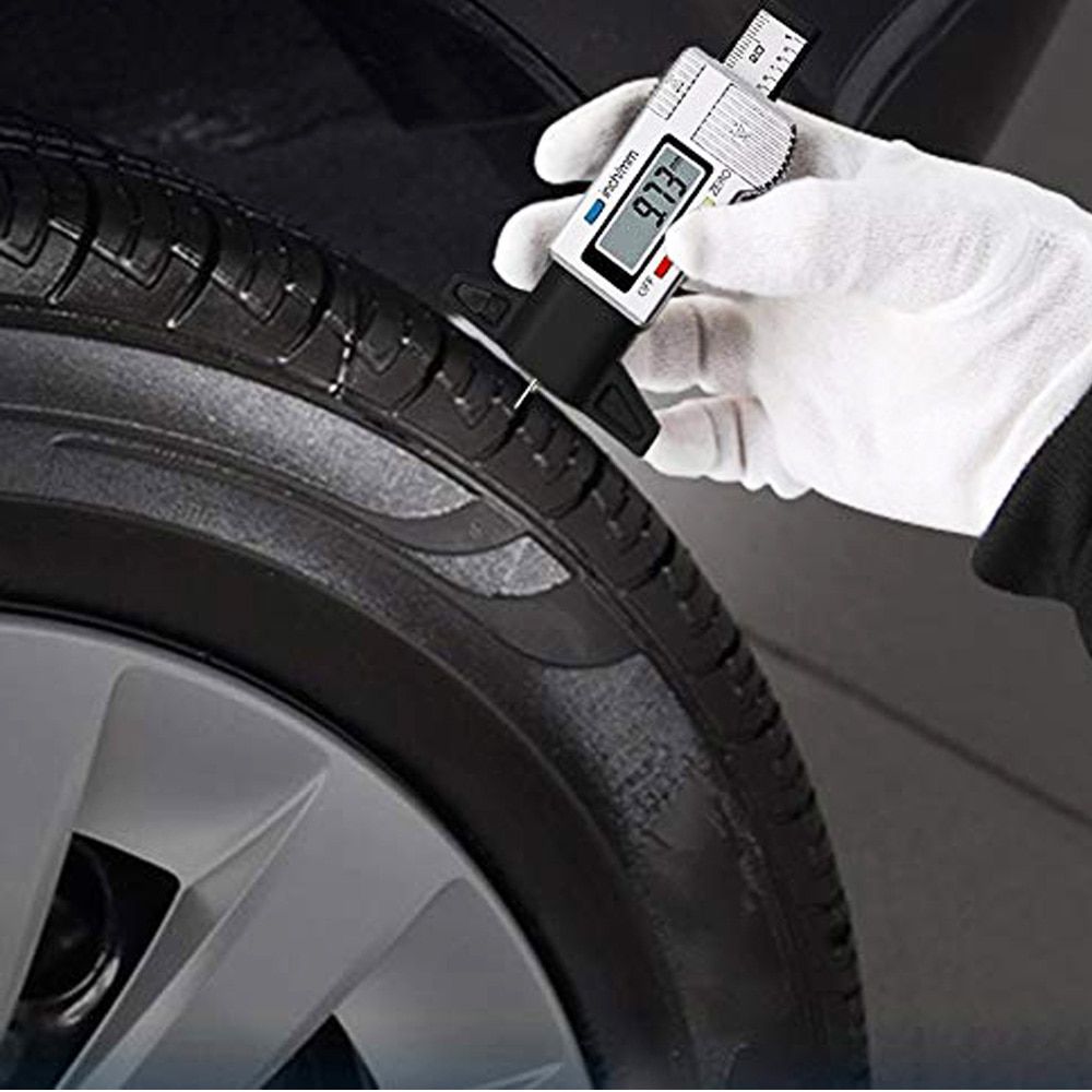 Digitales Auto Reifen Tread Depth Messgeräte Überwachung System Reifenverschleißdetektion Auto-Kalibriergerät Messgeräte für Dicke