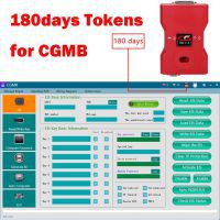 Token für CGDI Prog MB Benz Autoschlüssel Programmierer 180 Days Period (Bis zu 4 Tokens Each Day)