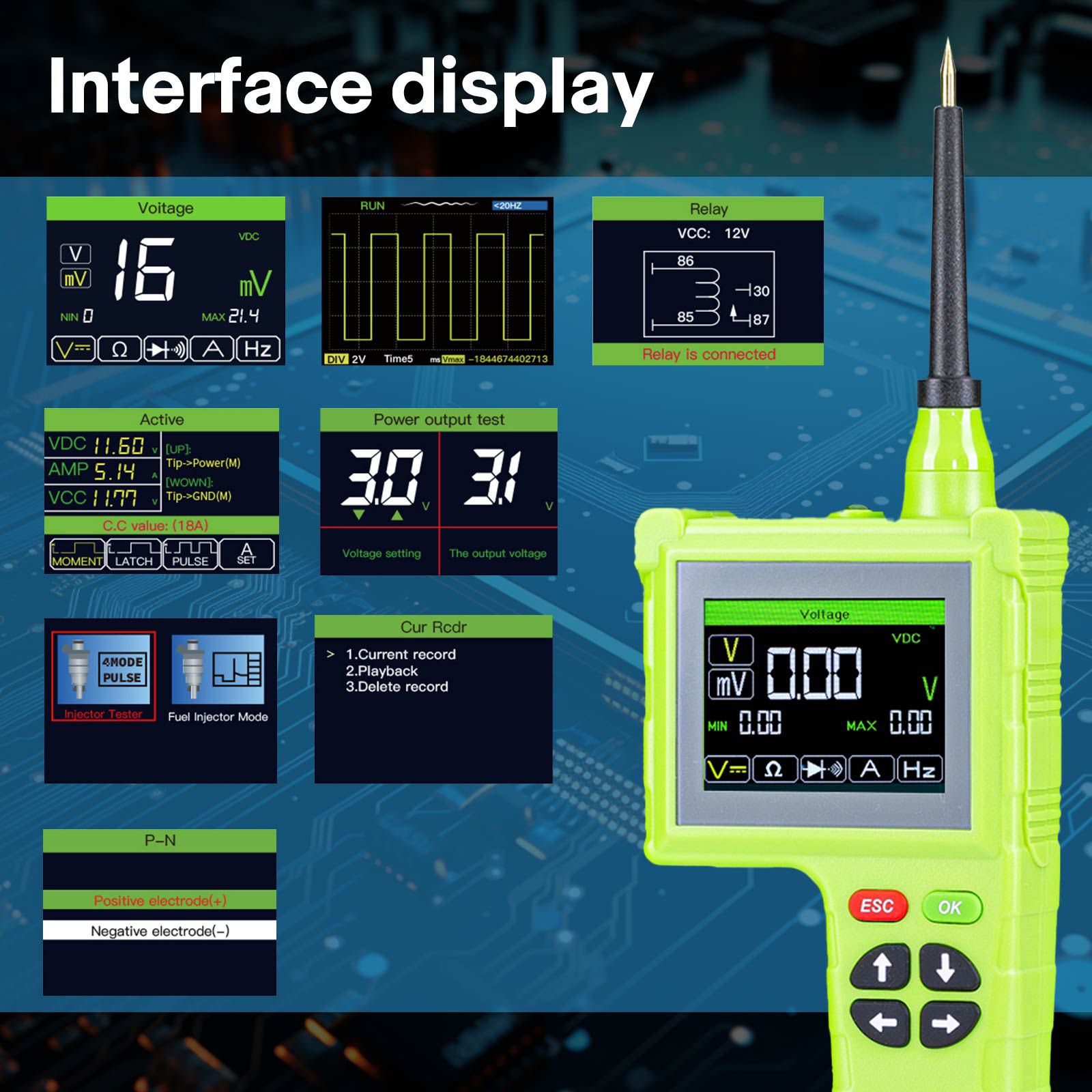 TOPDIAG P200 Pro P200Pro Neue Generation von intelligenten Schaltungsdetektoren für alle 9V-48V für Auto Lkw Boot