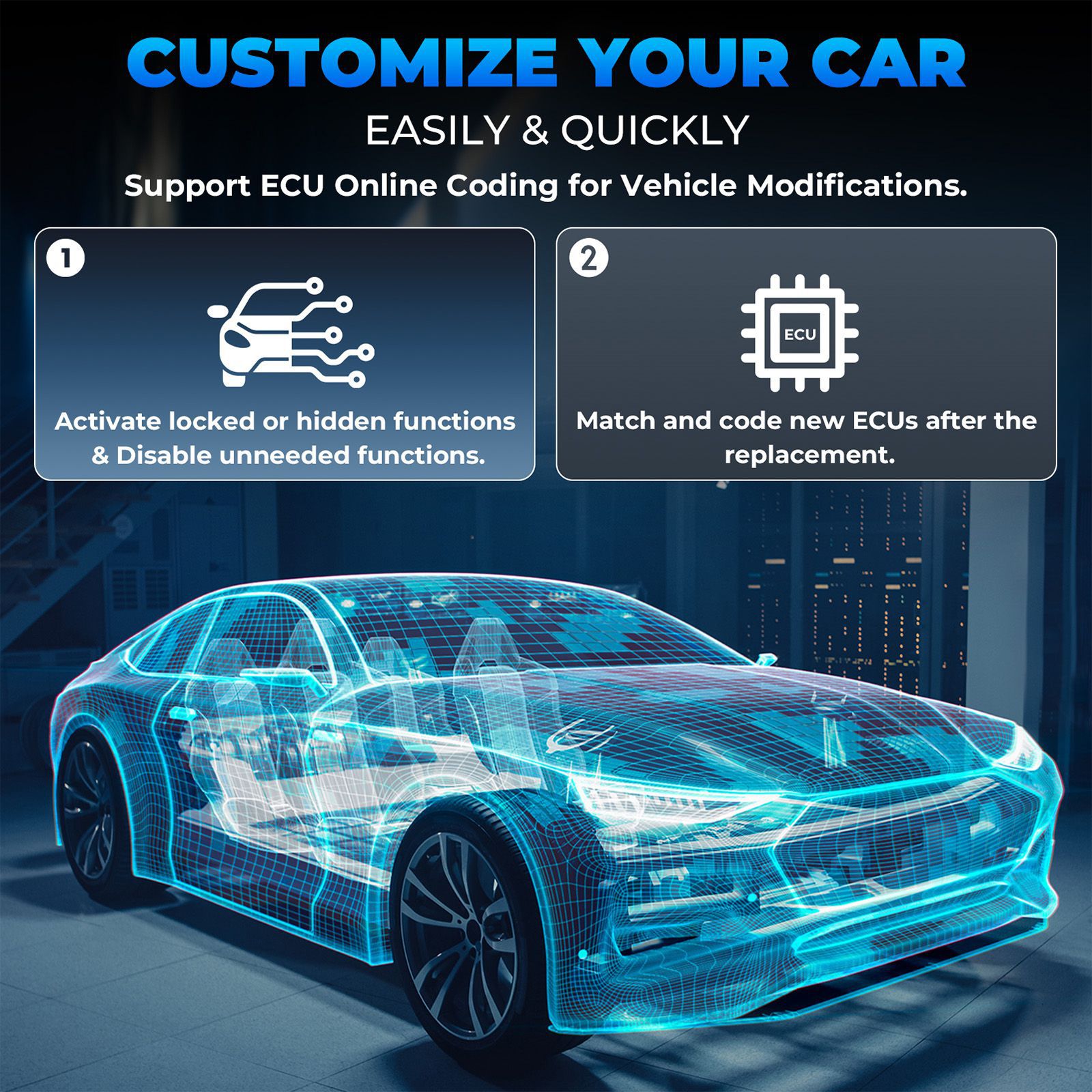 TOPDON Phoenix Plus Integriertes Diagnosewerkzeug Bi-Directional Control Topology Mapping 41 Wartungsdienste ECU Coding VAG 2 Jahre Update