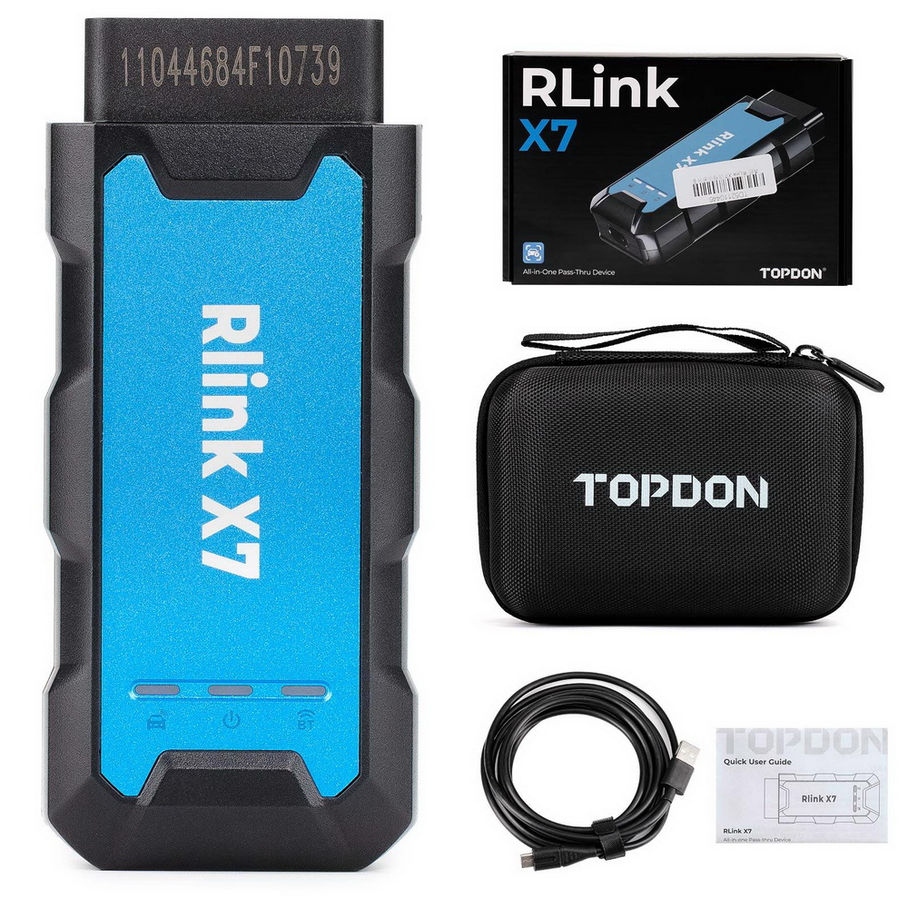 Topdon Rlink X7 with Nissan License Supports Consult3 Plus V241 Compatible with Original Software (Officially Certified by Nissan)