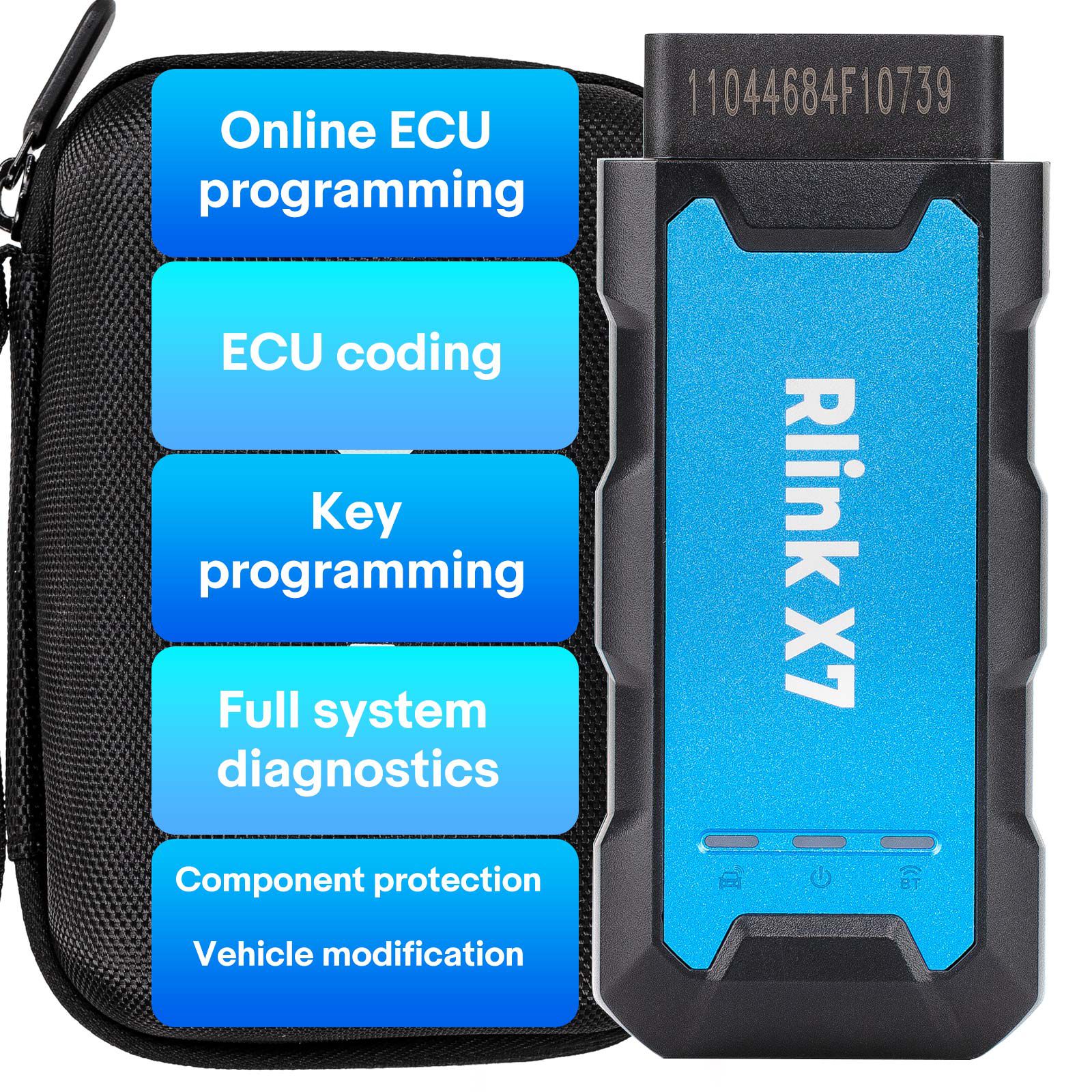 2024 TOPDON Rlink X7 für Volkswagen Support CANFD DOIP Online Steuergerät Programmierung Steuergerät Codierung Schlüsselprogrammierung Vollsystemdiagnostik