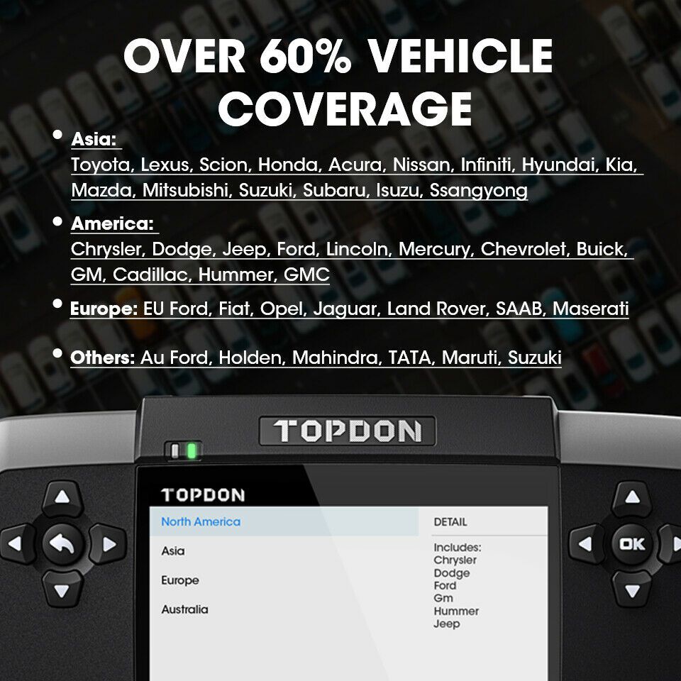 TOPDON T-Ninja 1000 Key Programming Tool für alle Key Lost Professional Immobilizer Lesen Sie Pin Dele Add Key Coding