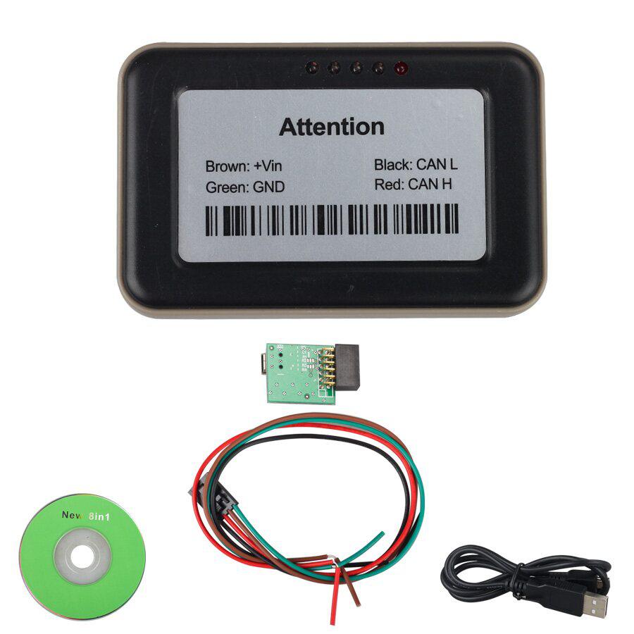Truck Adblueobd2 Emulator 8-in-1 With Programming Adapter For Mercedes MAN Scania IVECO DAF Volvo Renault and Ford
