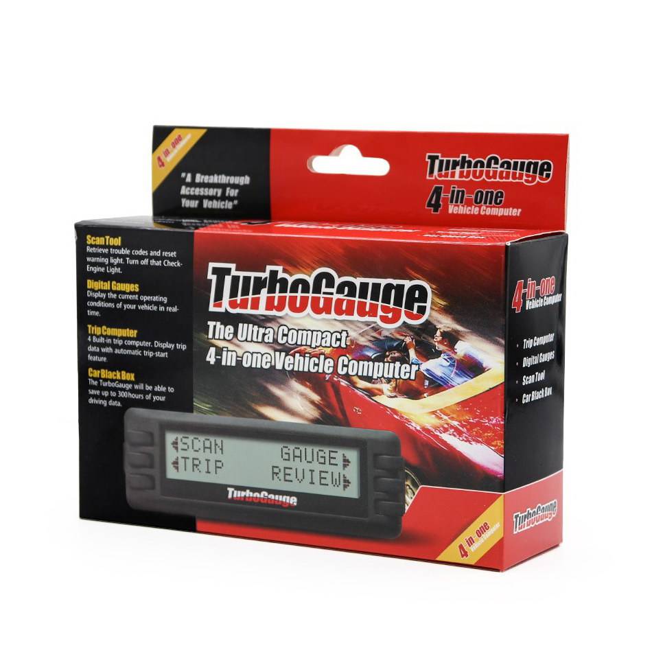 TurboGauge IV Auto Computer Scan Tool Digital Gauge 4 in 1