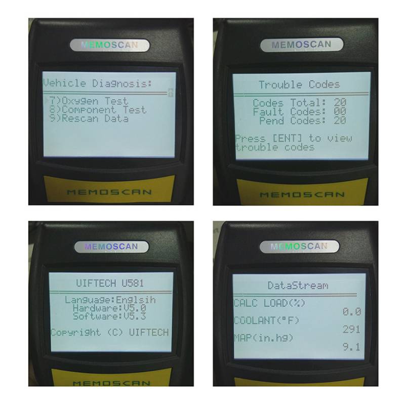Original Memoscan U581 OBD2 Car Engine Fehlercode Reader OBD2 OBD2 OBD II Diagnostic Scanner CAN BUS Scan Tool