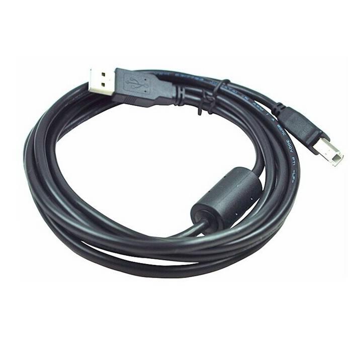 USB -Kabel USB 2.0 -A Männliches bis B Männliches Kabel (3M)-High -Speed mit Gold -Platten -Anschlüssen - Schwarz