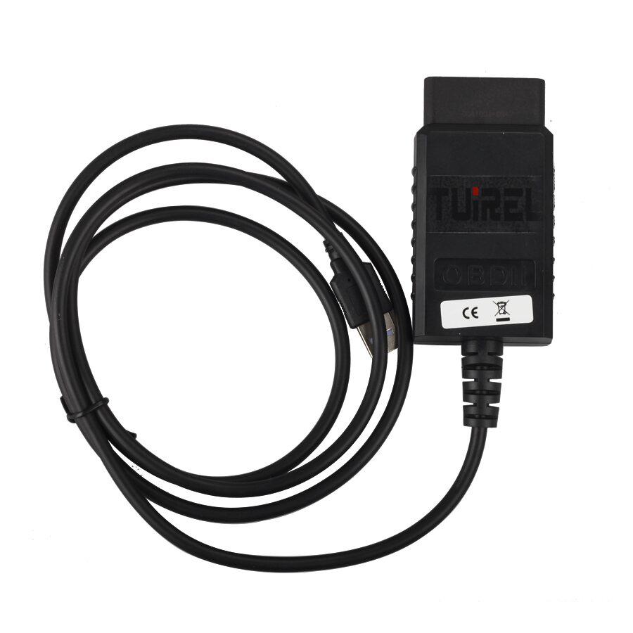 USB ELM327 V1.4 Kunststoff OBDII EOBD CANBUS Scanner mit FT232RL Chip Software V2.1