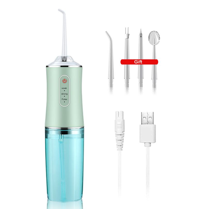 Oral Irrigator Dental Water Flosser 3 Modis USB Rechargeable Electric Zahnreiniger für Braces 240ML Tragbare Bewässerung