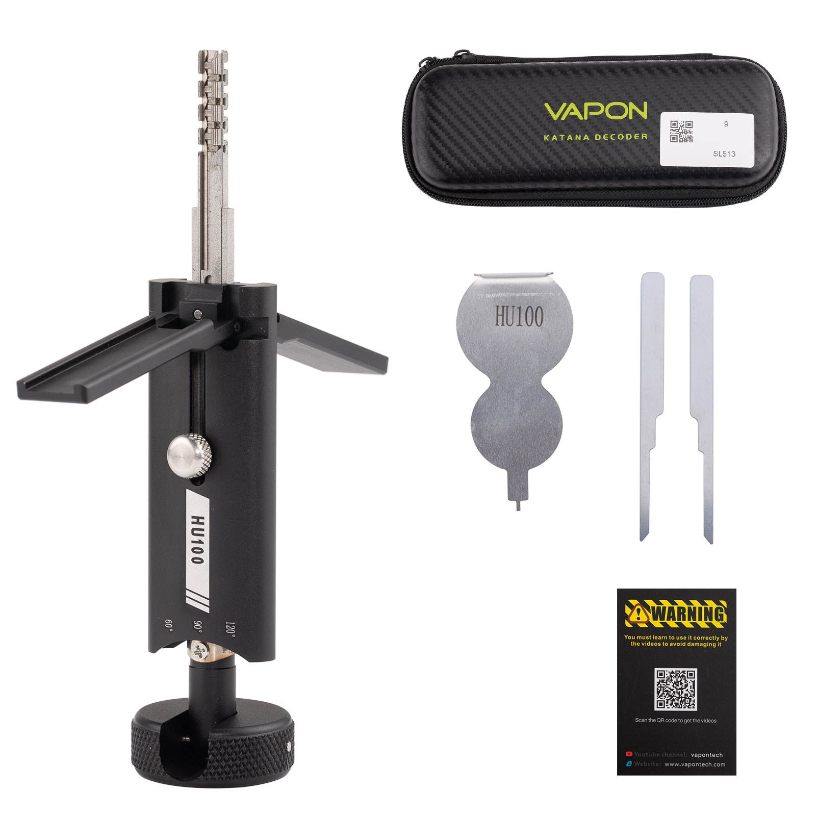 2025 VAPON Katana Decoder HU100 Auto Pick and Decoder High Precision and High Opening Efficiency Multiple Protection