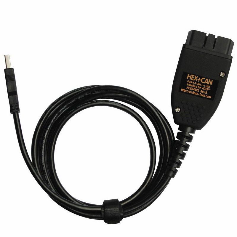 VCDS VAG COM Diagnosekabel HEX USB Schnittstelle für VW, Audi, Seat, Skoda V19.6 English Version
