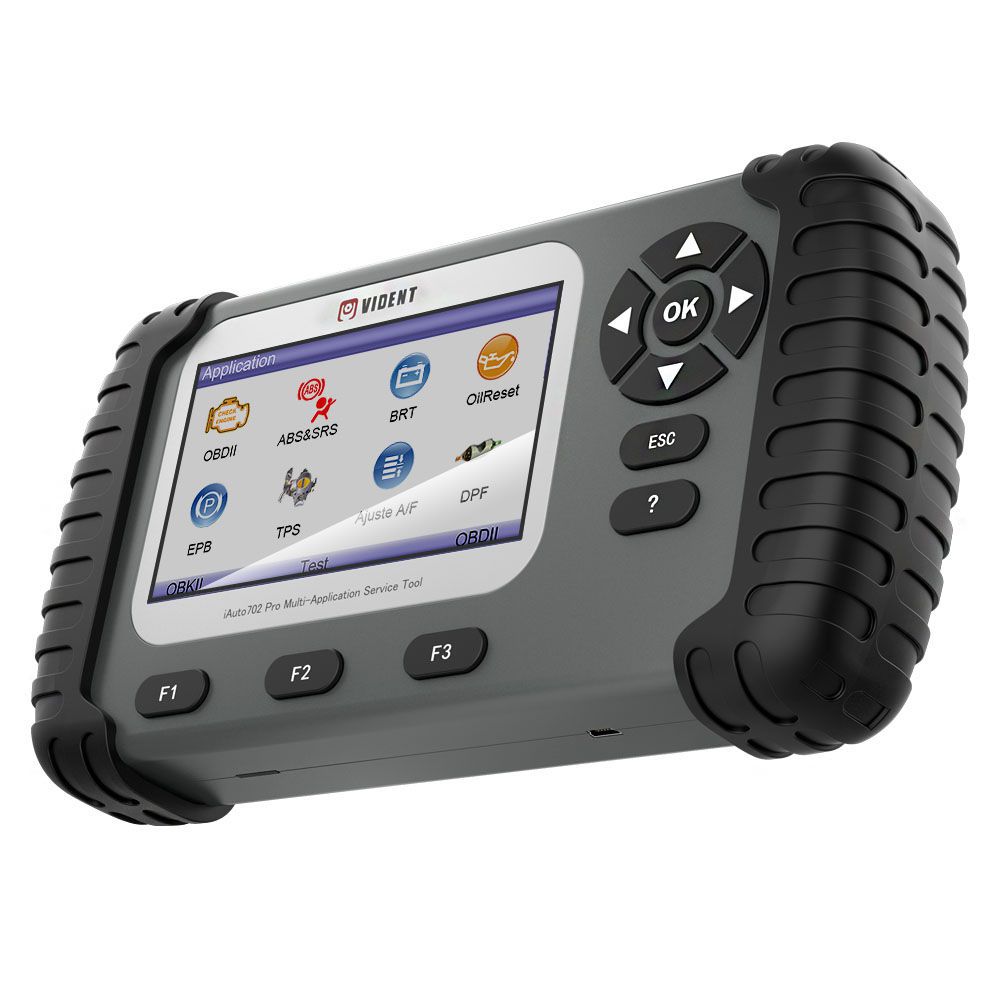 VIDENT iAuto 702Pro Multi-Application Service Tool Support ABS/SRS/EPB/DPF Update to 19 Maintenance 3 Years Free Update Online