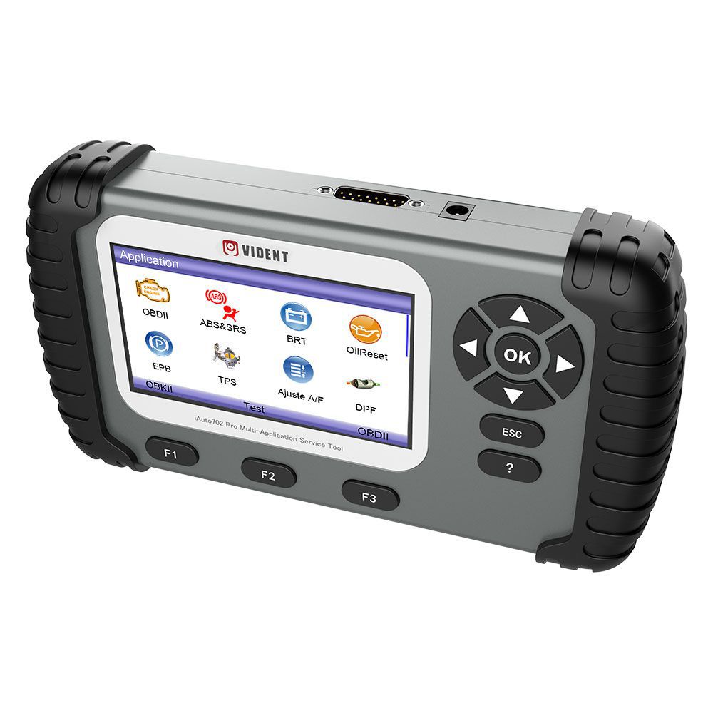 VIDENT iAuto 702Pro Multi-Application Service Tool Support ABS/SRS/EPB/DPF Update to 19 Maintenance 3 Years Free Update Online