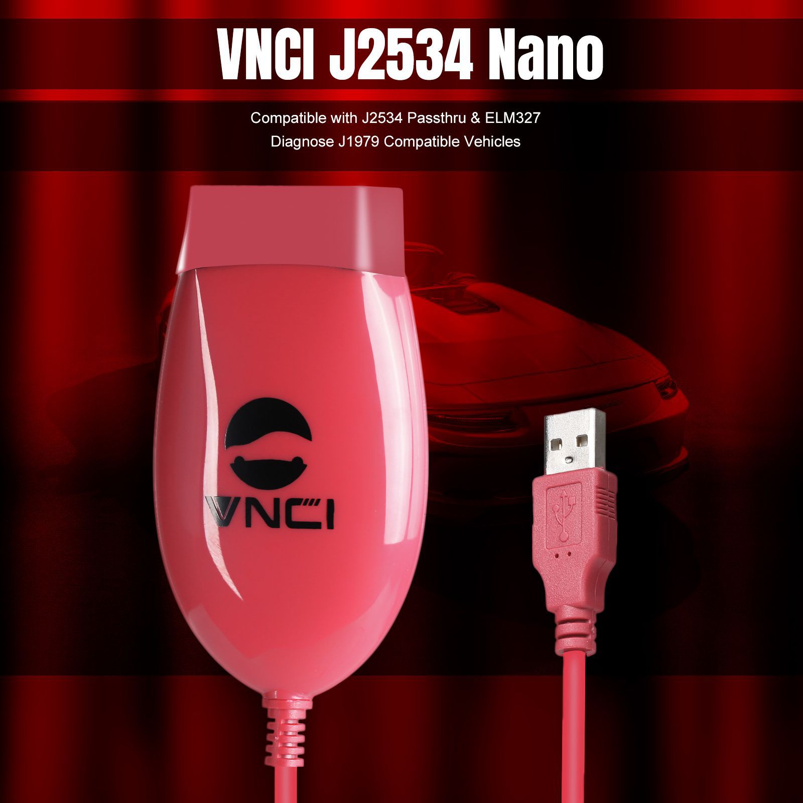 VNCI J2534 Nano kompatibel mit J2534 Passthru-Gerät ELM327 Diagnose J1979 kompatible Fahrzeuge Schaltmodus automatisch