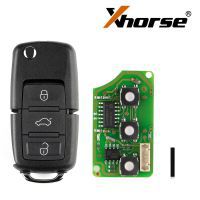 5pcs /lot Xhorse Volkswagen B5 Style Remote Key 3 Buttons Board X001 -01