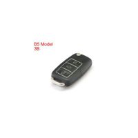 Remote Key Shell 3 Buttons With Waterproof (Black) for Volkswagen B5 Typ 5pcs /lot