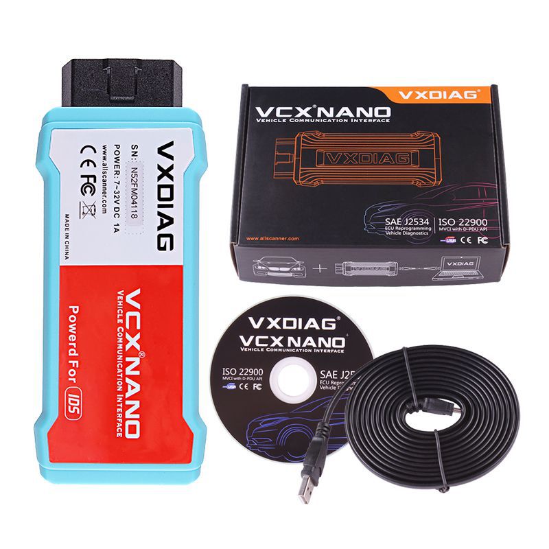 2019 VXDIAG VCX NANO For Ford For Mazda OBD2 Car Diagnostic Tool 2 in 1 IDS V112 WiFi Scanner For Mazda PCM, ABS,Programming
