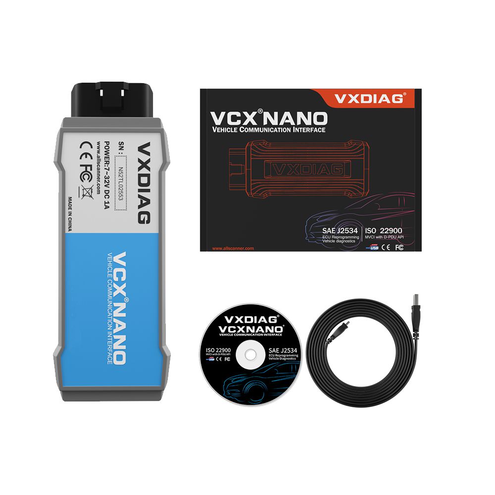 VXDIAG USB Version NANO TIS Techstream V14 Für TOYOTA Kompatibel mit SAE J2534 Schlüsselprogrammierer Diagnostic Tool