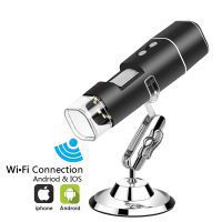 Drahtloses Digitalmikroskop 1080P HD 2MP 8 LED USB Mikroskop 50X bis 1000X WiFi Zoom Vergrößerung Handendoskop Kompatibel