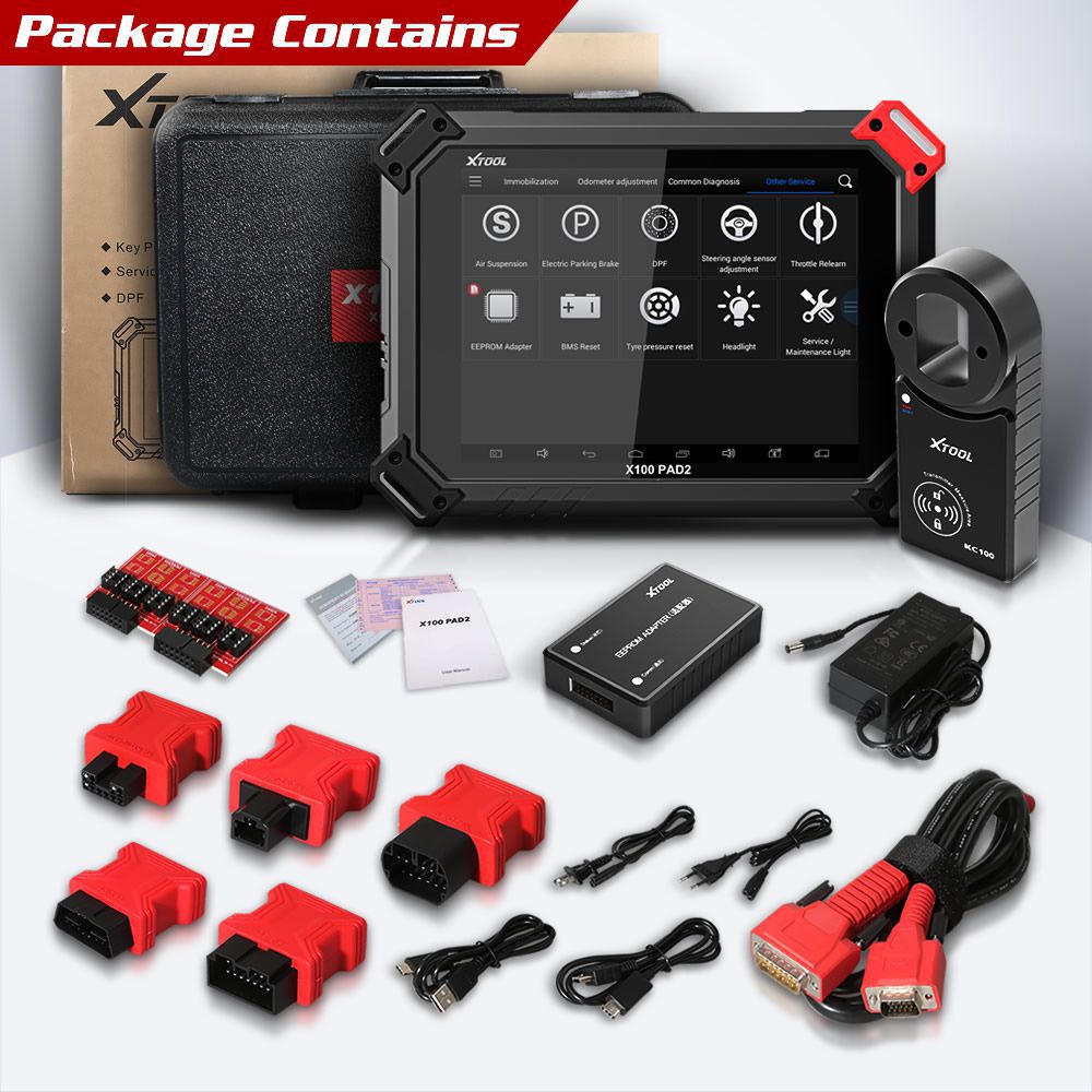 XTOOL X100 X-100 PAD2 Pro Key Programmer Vollversion mit VW 4th & 5th IMMO Mehr Sonderfunktion hinzugefügt