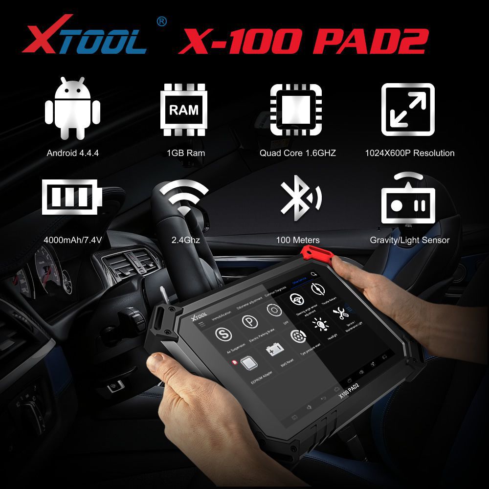 XTOOL X100 X-100 PAD2 Pro Key Programmer Vollversion mit VW 4th & 5th IMMO Mehr Sonderfunktion hinzugefügt