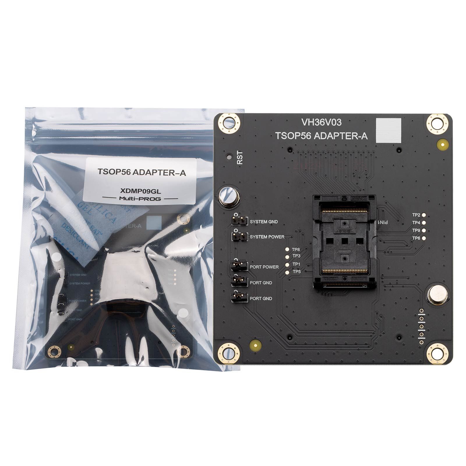 Xhorse XDMP09GL VH36 Adapter Chip Holder (Footprint:TSOP56) Reads and Writes, Performs FLASH Work for Multi Prog Programmer