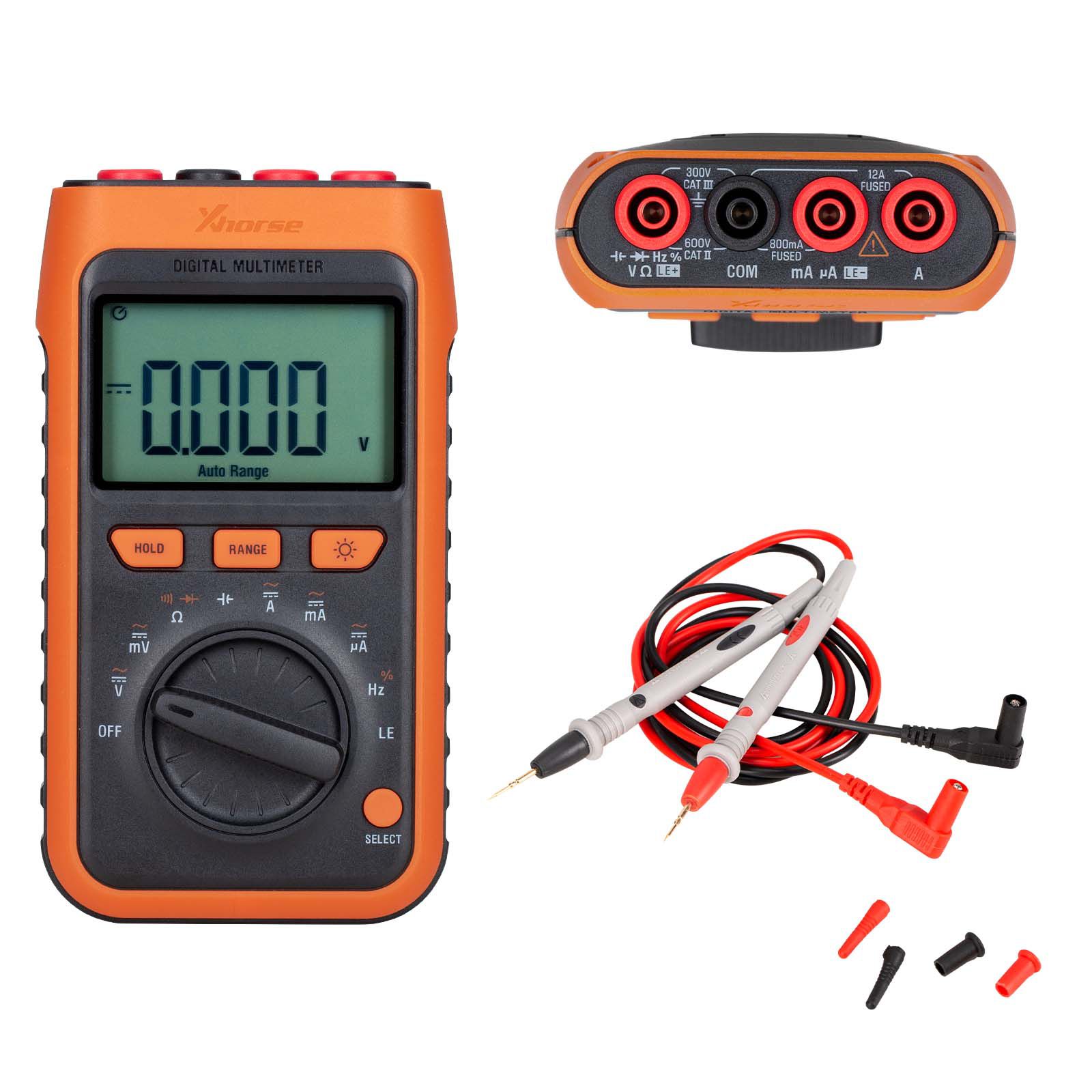 2024 Xhorse Digital Multimeter Großbildschirm mit Hochauflösung Hochgenauigkeit Leckstromtest