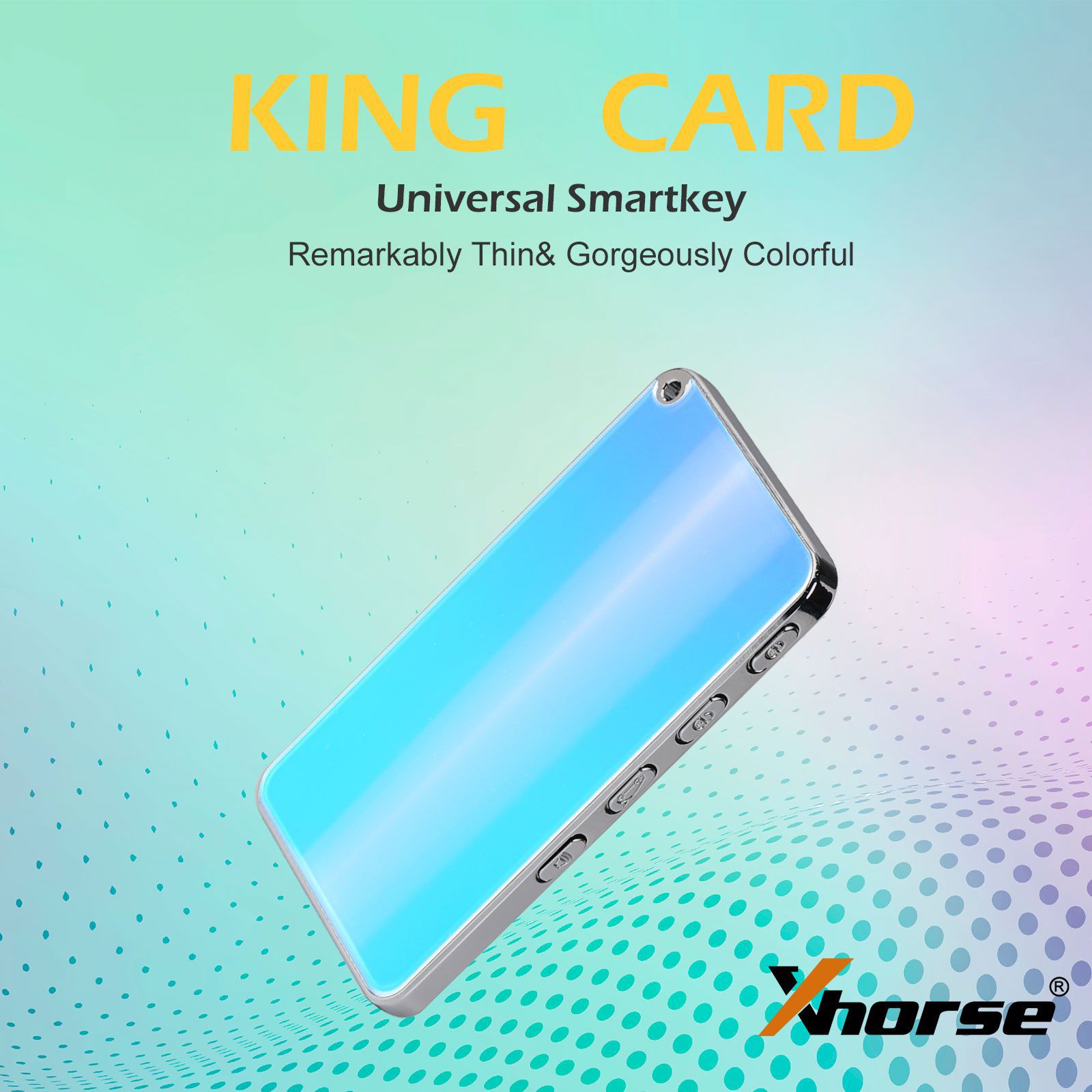 Xhorse XSKC04EN XSKC05EN King Card Key Slimmest Universal Smart Remote 4 Tasten Schlüssel