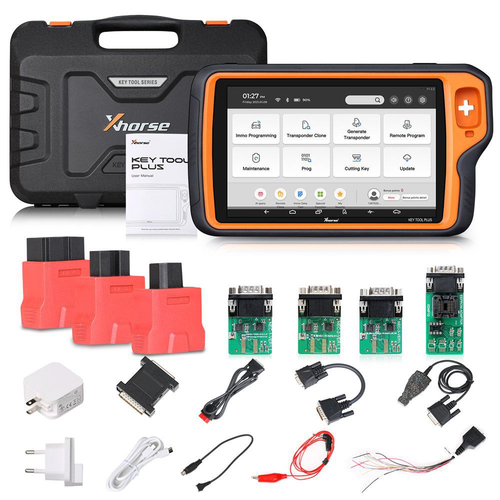 Xhorse VVDI Key Tool Plus Pad Plus lötfreie Adapter und Kabel Full Set XDNPP0CH 16pcs