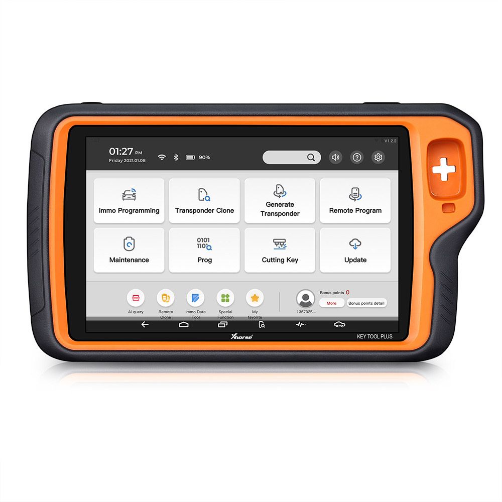 Xhorse VVDI Key Tool Plus Pad Global Advanced Full Version With VW MQB48-NEC35xx License, BMW Bench Read ISN and BMW Motorcycle License