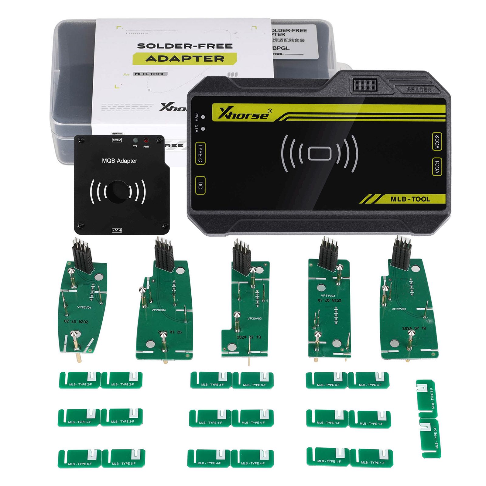 Xhorse VVDI MLB TOOL Key Programmer Plus XDMQBAGL MQB MQB48 Adapter And Solder-free Adapter XDMLBPGL Kit