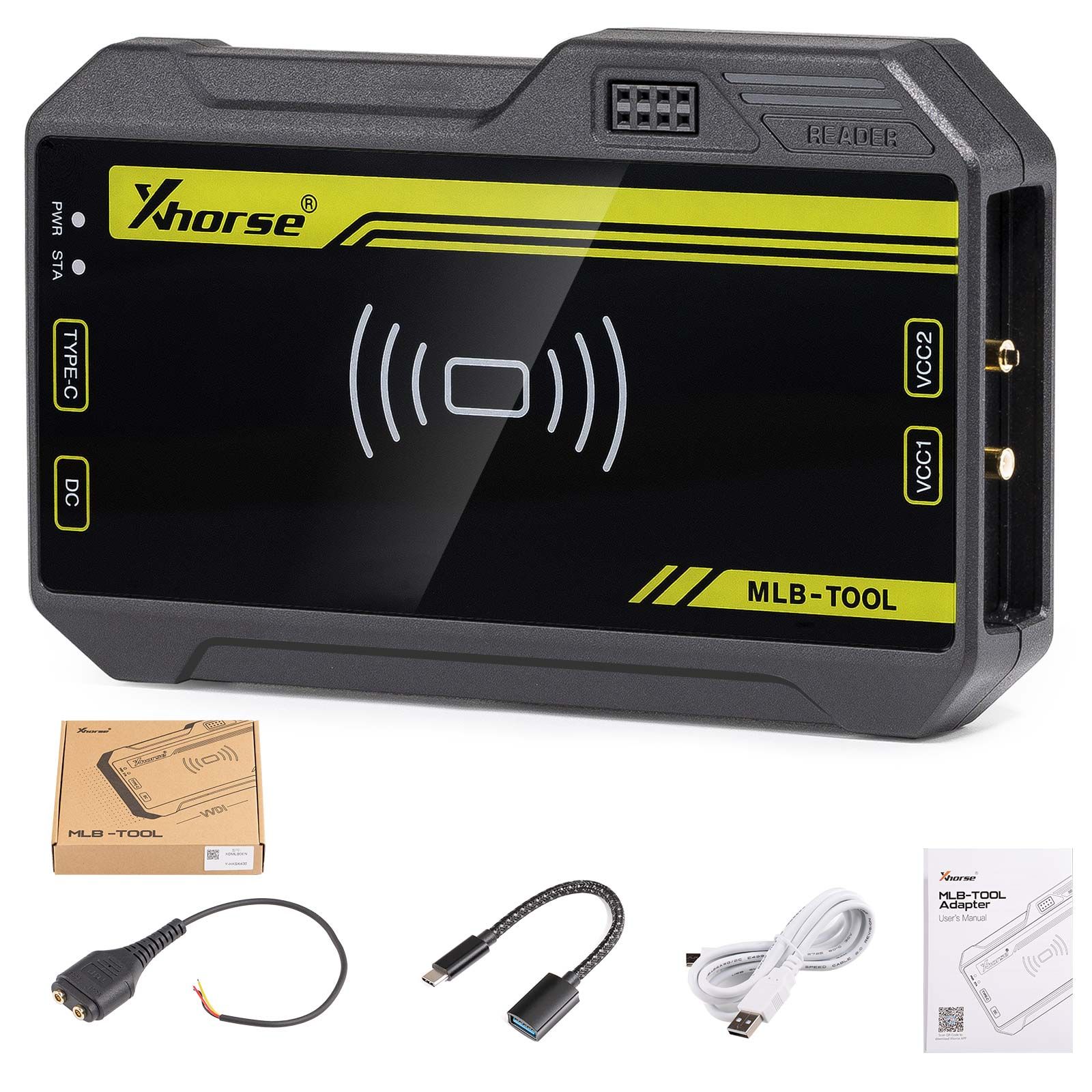 Xhorse VVDI MLB Tool XDMLB0 Key Programmer Plus XHORSE XDMQBAGL MQB MQB48 Adapter Add keys to MQB System No Need to Disassemble the Instrument
