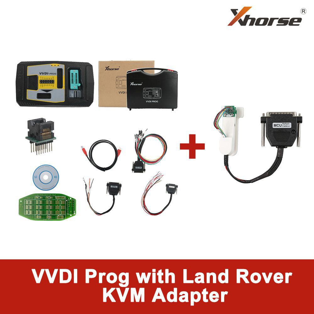Original V4.9.4 Xhorse VVDI PROG Programmer mit Land Rover KVM Adapter ohne Löten