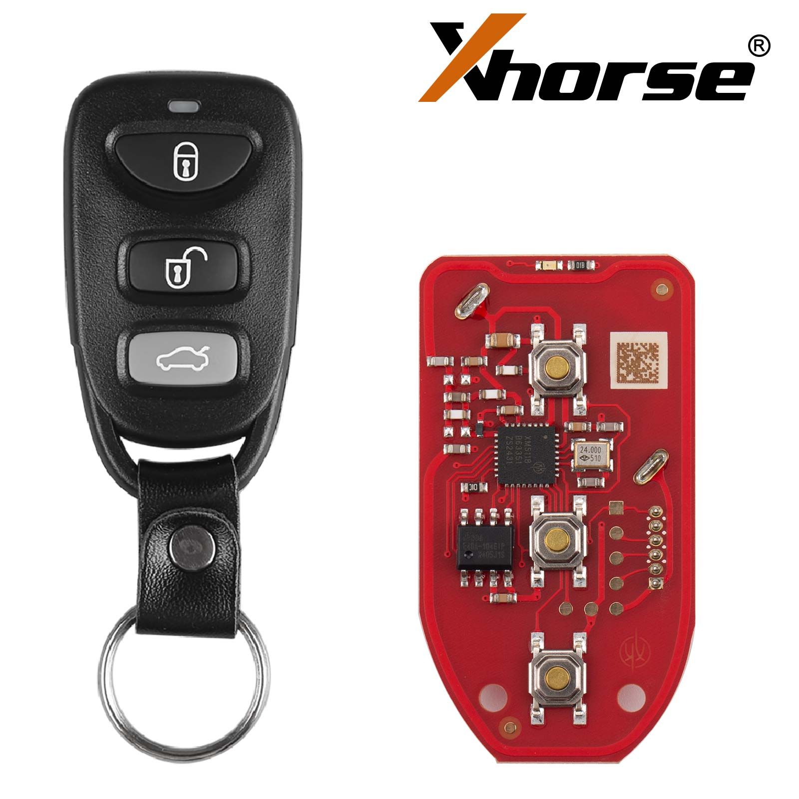 XHORSE XKHY20EN Hyundai Type 3 Buttons Second Generation Universal Remote Key 5pcs/lot