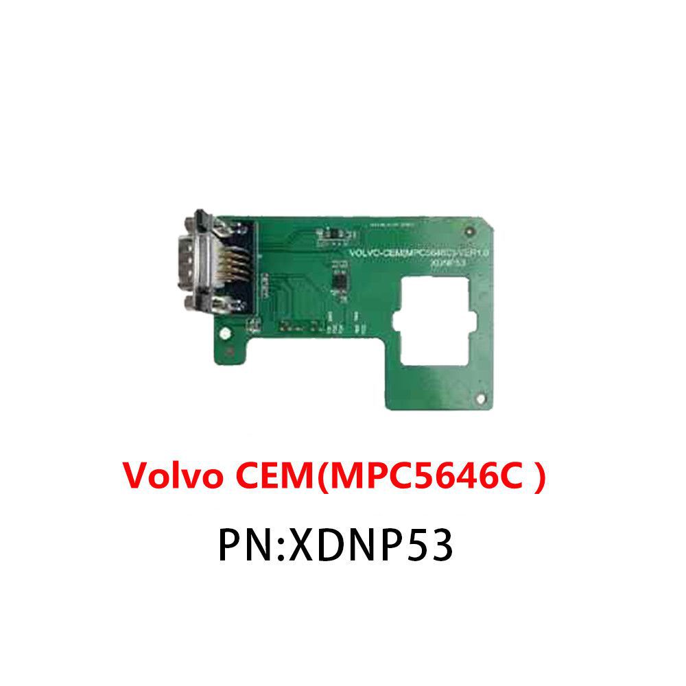 Xhorse XDNP53 Volvo CEM (MPC5646C) Adapter Arbeiten mit MINI Prog und Key Tool Plus
