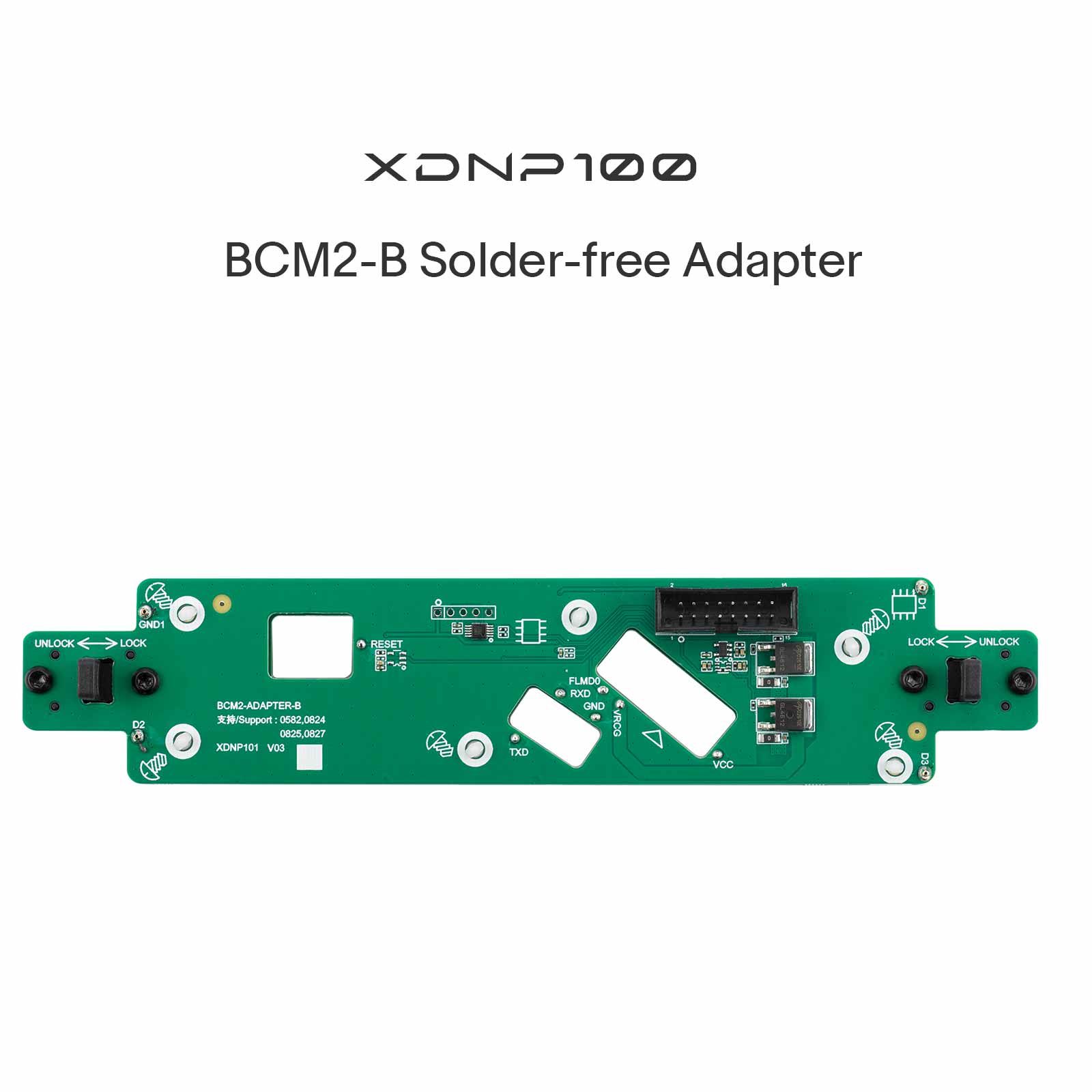 XHORSE XDNPA2GL Audi BCM2 Solder-free Adapter Second Generation for Audi All Key Lost & Add Key for VVDI Key Tool Plus, MULTI-PROG