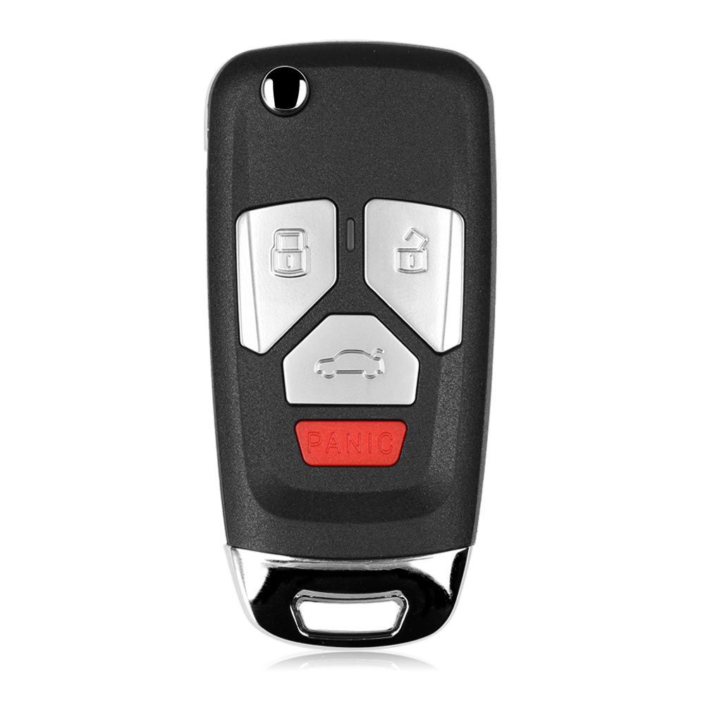 Xhorse XKAU02EN Draht Remote Filp Key für Audi Typ 3+Panic 5pcs/lot