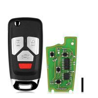Xhorse XKAU02EN Draht Remote Filp Key für Audi Typ 3+Panic 5pcs/lot