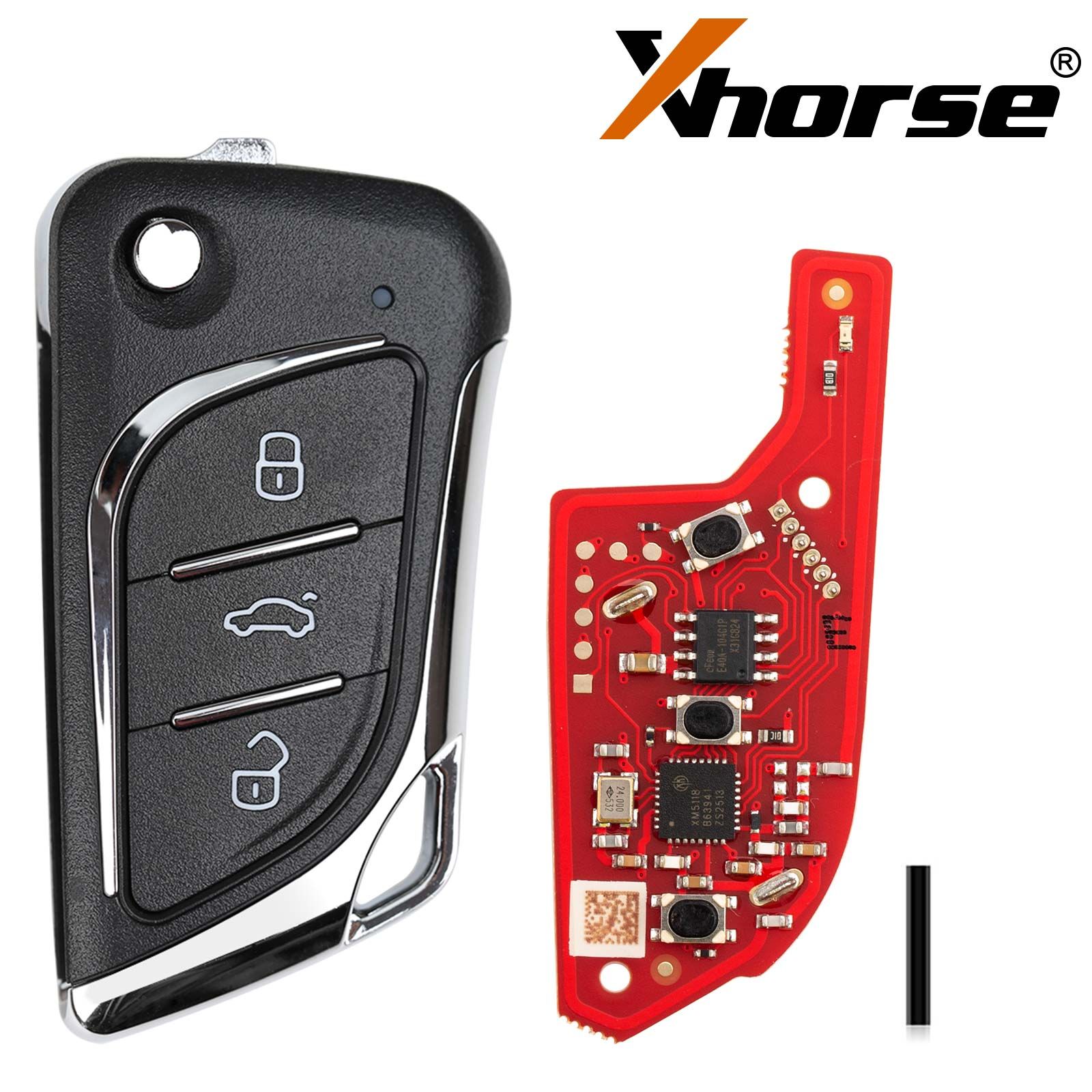 XHORSE XKLKS2EN LEI.KSS Style(ENrome-plating) Second Generation Universal Wired Remote Key for Lexus Type 5pcs/lot