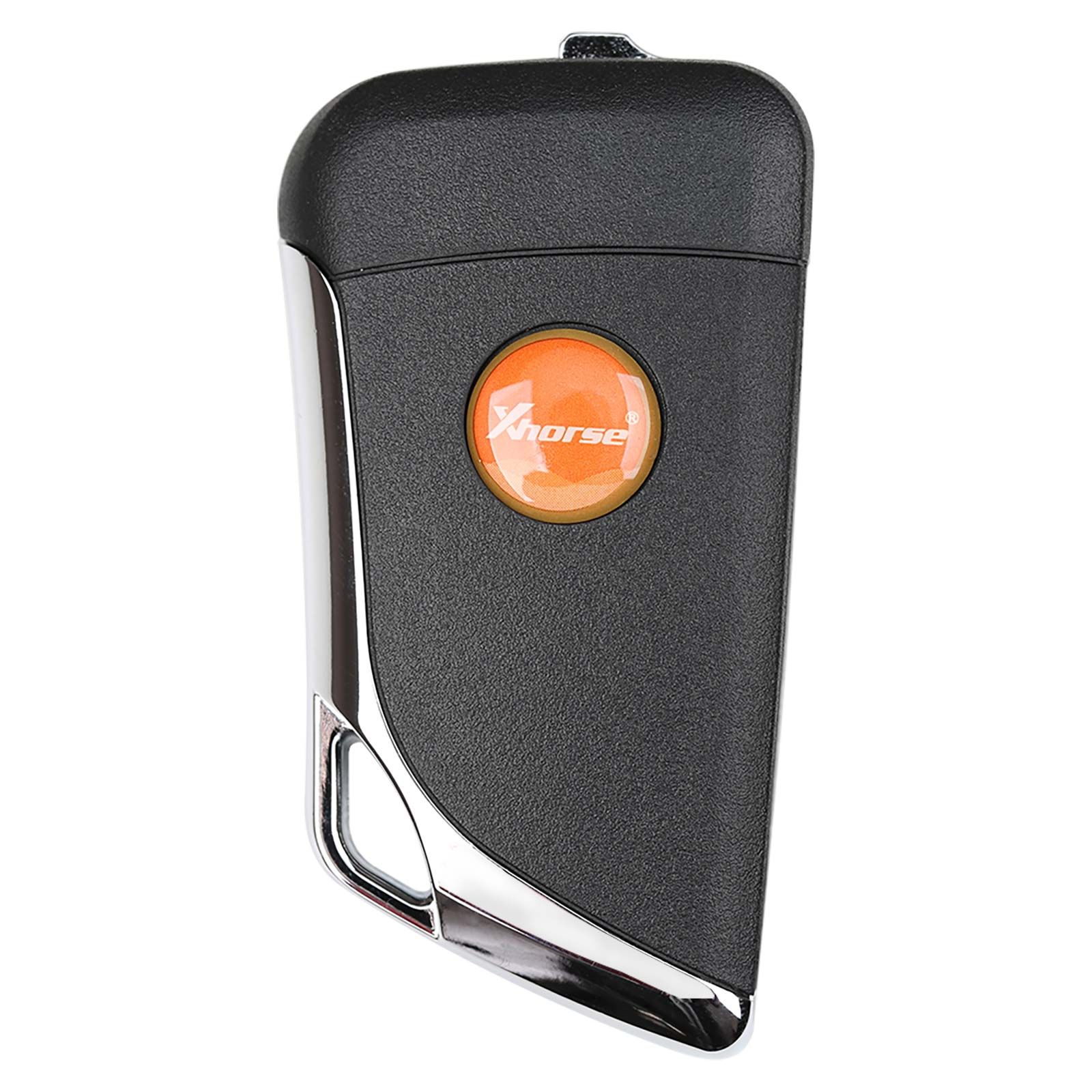 XHORSE XKLKS2EN LEI.KSS Style(ENrome-plating) Second Generation Universal Wired Remote Key for Lexus Type 5pcs/lot