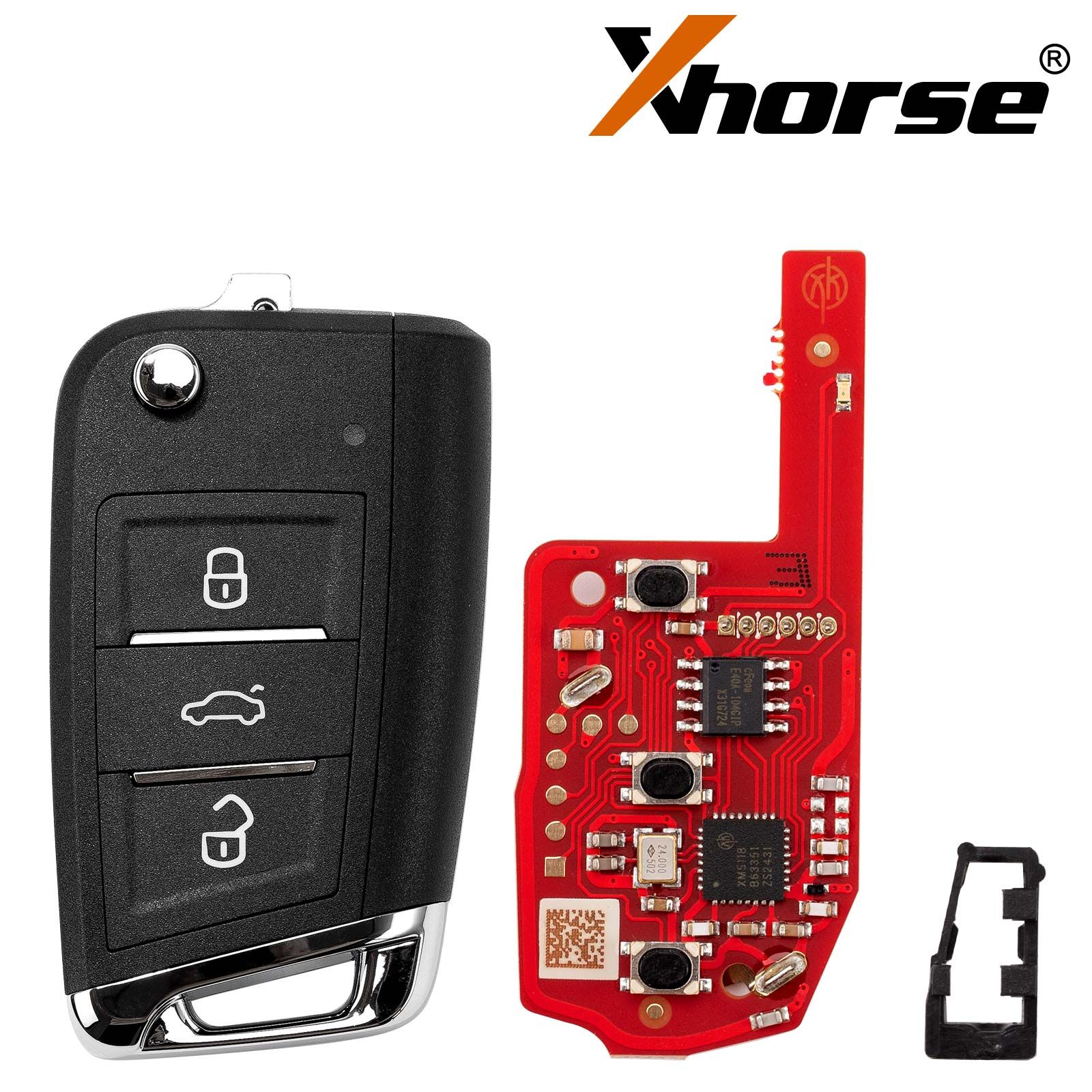 XHORSE XKMQB5EN VW MQB 2nd Generation Smart Key 3 Buttons Universal Remote Key 5pcs/lot