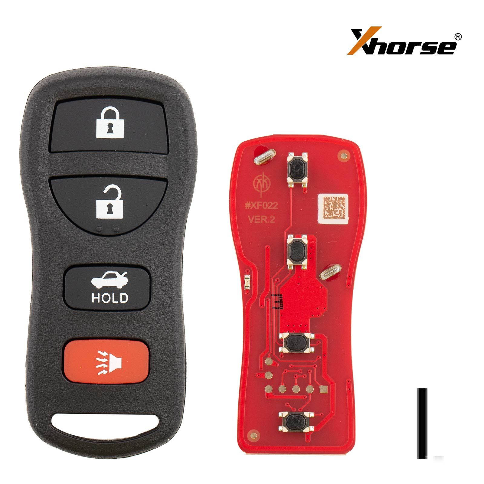 XHORSE XKNI20EN Wire Remote Key Nissan Separate 4 Buttons Second Generation Wire Remote Key 5pcs/lot