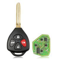 Xhorse XKTO02EN Wired Universal Remote Key Toyota Style Flat 4 Tasten für VVDI VVDI2 Key Tool 5pcs/lot