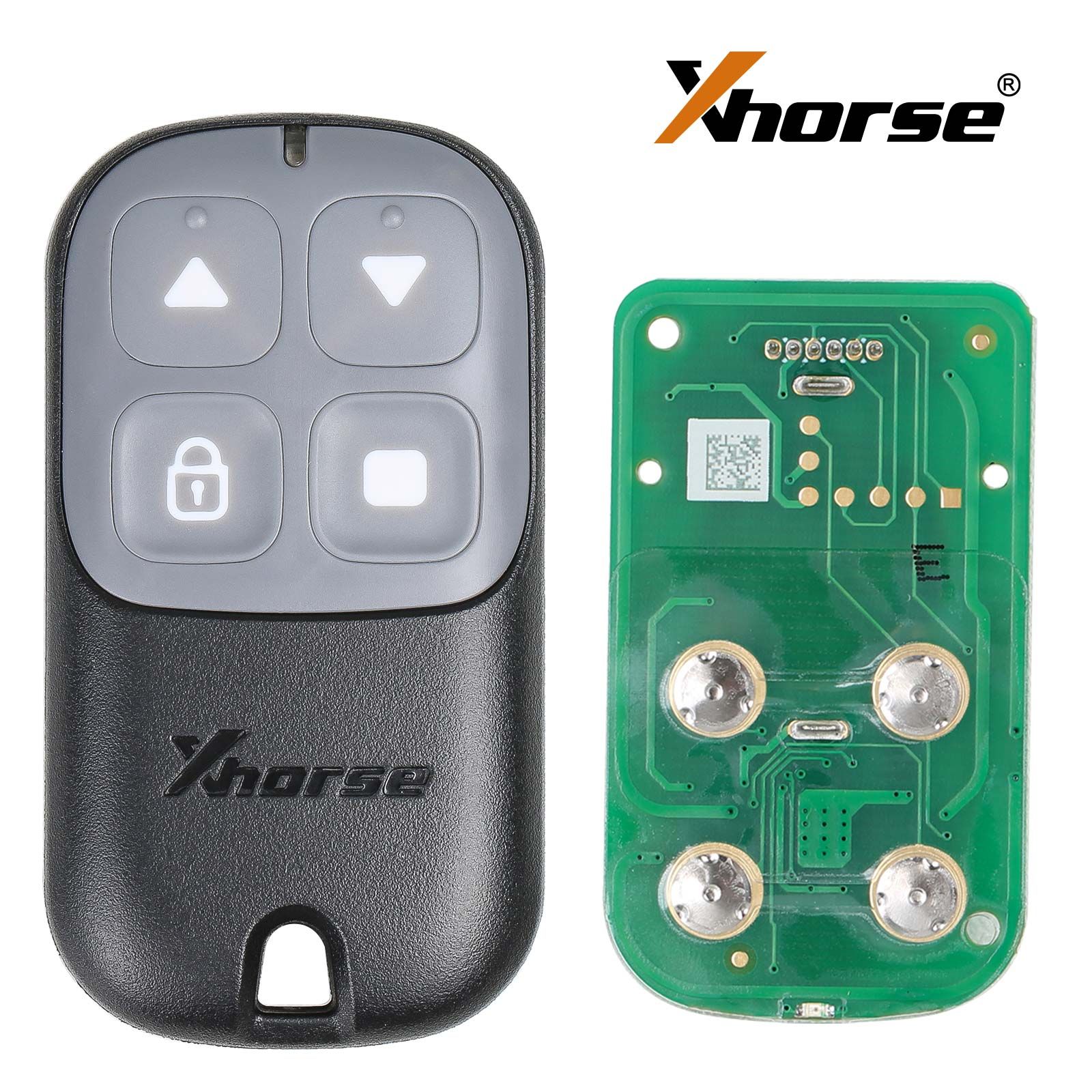 2025 Xhorse XKXH23EN Wire Remote Key Garage Door 4 Buttons Black Second Generation Universal Remote 5pcs/lot
